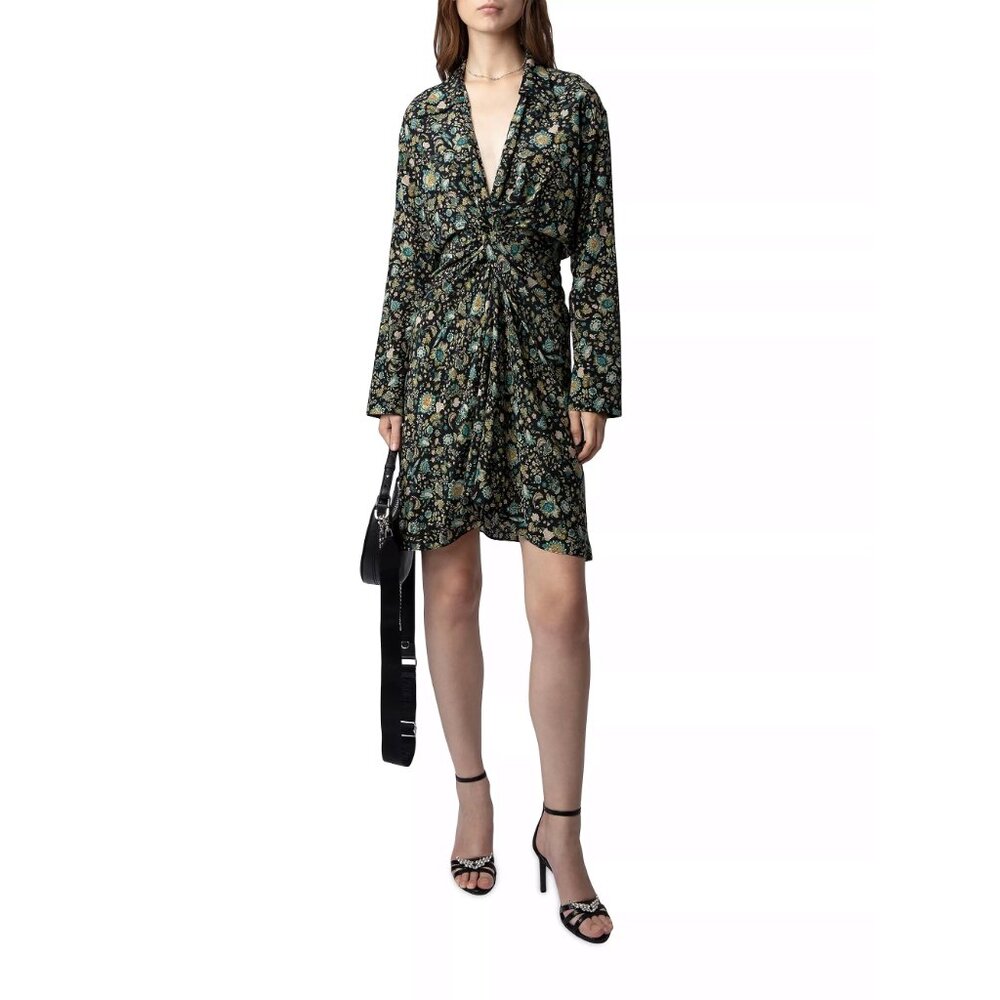 Zadig Voltaire Rozo Silk Wrap dress